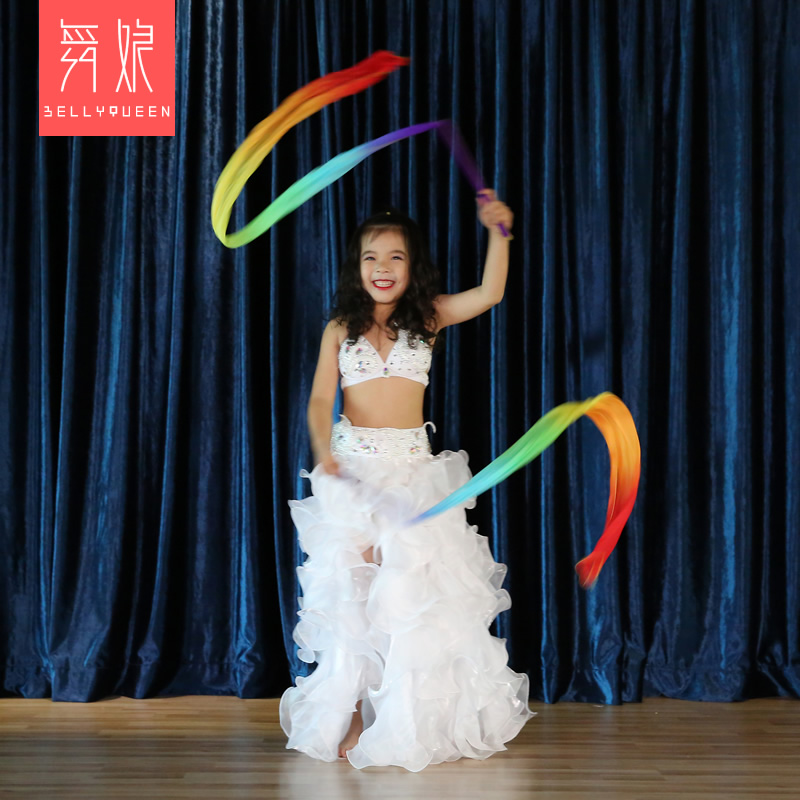 Kids Silk Belly Dance With Ribbon 1.5 Meters Kids Silk Belly Dance With Ribbon 1.5 Meters